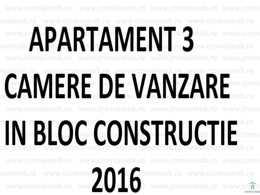 Vanzare apartament 3 camere in bloc nou, zona 9 Mai