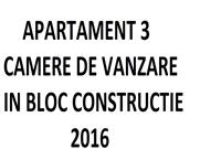 Vanzare apartament 3 camere in bloc nou, zona 9 Mai
