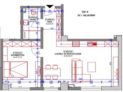 Vanzare apartament 2 camere in bloc nou, zona 9 Mai