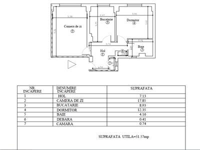 Croma Imob - Vanzare apartament 2 camere, in Ploiesti, zona Andrei Muresanu