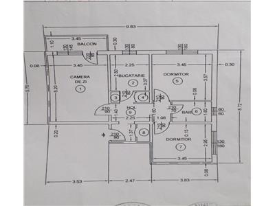 Vanzare apartament 3 camere, zona Vest