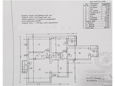 Vanzare apartament spatios 3 camere mobilat Ploiesti str Marasesti